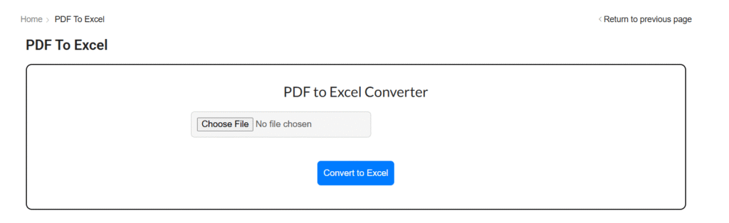 pdf to excel convert