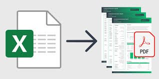 Excel to pdf